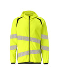 Hoodie mit Reißverschluss ACCELERATE SAFE hi-vis yellow/black