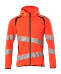 Hoodie mit Reißverschluss ACCELERATE SAFE hi-vis red/dark anthracite