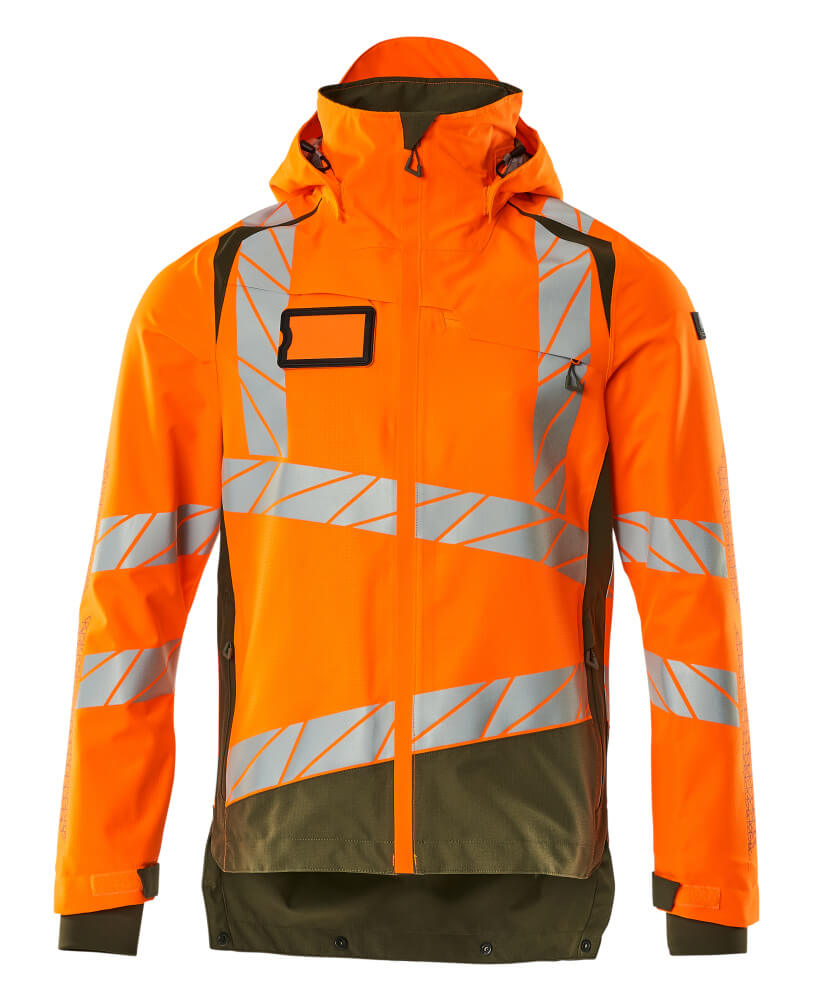Hardshell-Jacke ACCELERATE SAFE hi-vis orange/moss green