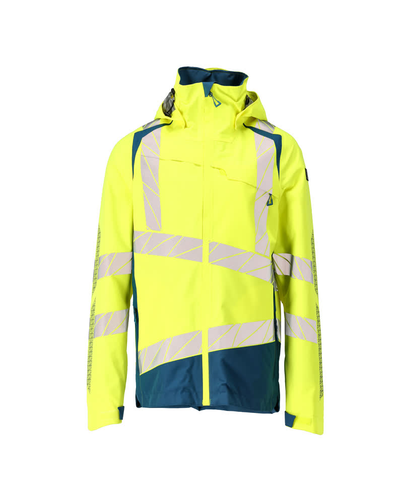 Hardshell-Jacke ACCELERATE SAFE hi-vis yellow/dark petroleum