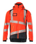 Hardshell-Jacke ACCELERATE SAFE hi-vis red/dark navy