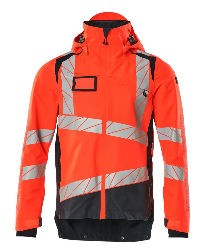 Hardshell-Jacke ACCELERATE SAFE hi-vis red/dark navy