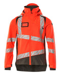 Hardshell-Jacke ACCELERATE SAFE hi-vis red/dark anthracite