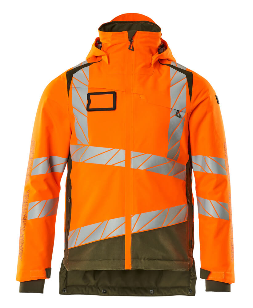 Winterjacke ACCELERATE SAFE hi-vis orange/moss green