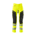 Arbeitshose mit Kniepolstertaschen ACCELERATE SAFE hi-vis yellow/black