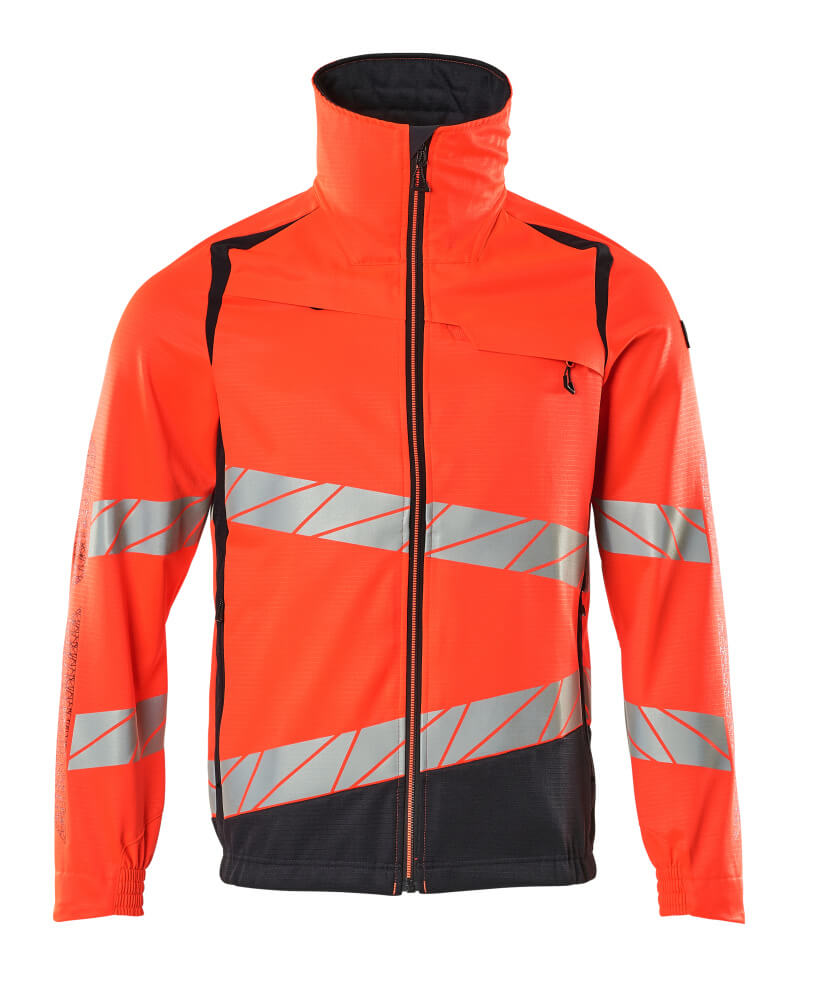 Arbeitsjacke ACCELERATE SAFE hi-vis red/dark navy