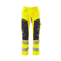 Arbeitshose mit Kniepolstertaschen ACCELERATE SAFE hi-vis yellow/black