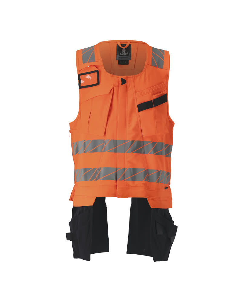 Tool Vest ACCELERATE SAFE hi-vis orange/dark navy