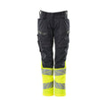 Arbeitshose mit Kniepolstertaschen ACCELERATE SAFE dark navy/hi-vis yellow