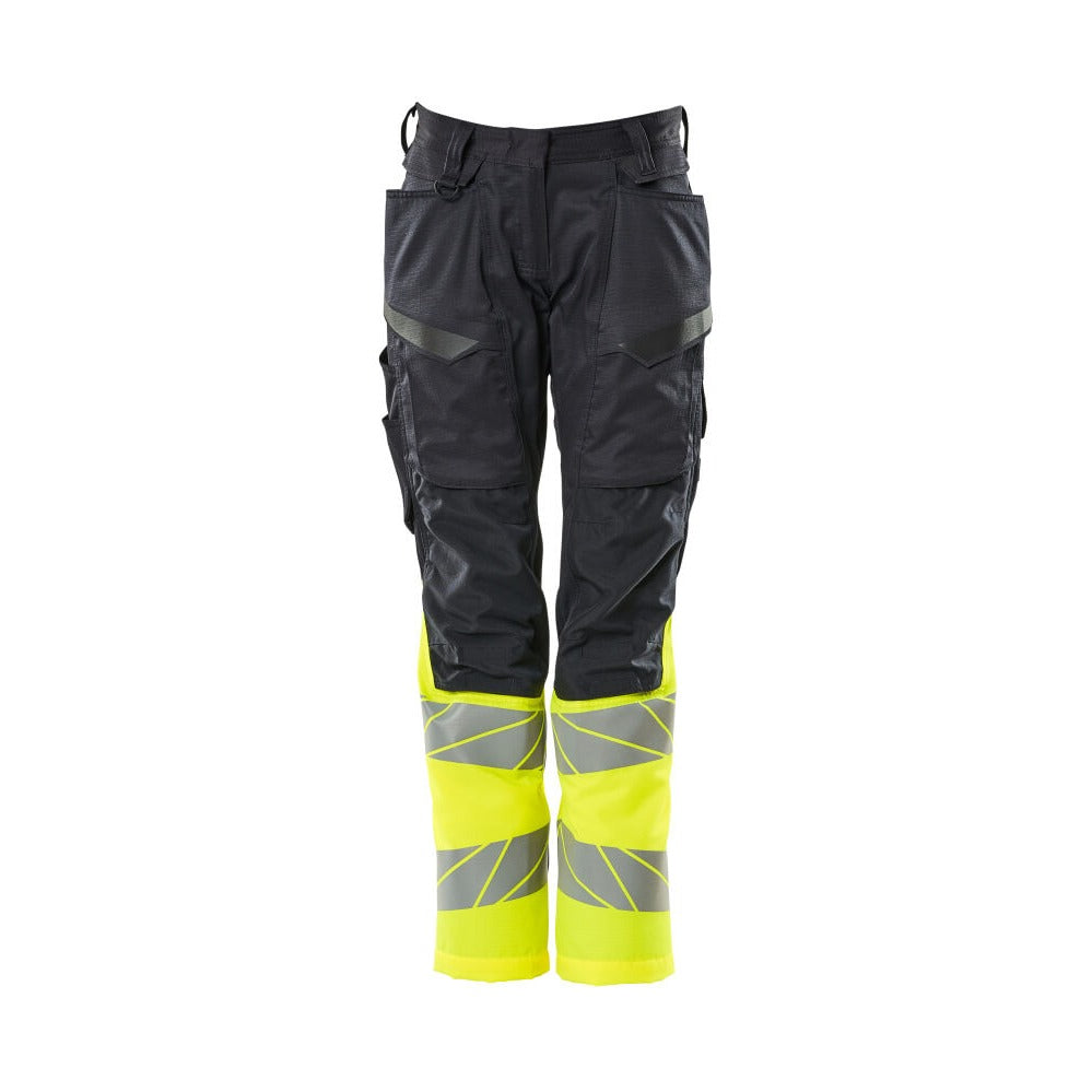 Arbeitshose mit Kniepolstertaschen ACCELERATE SAFE dark navy/hi-vis yellow