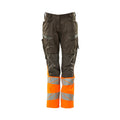 Arbeitshose mit Kniepolstertaschen ACCELERATE SAFE dark anthracite/hi-vis orange