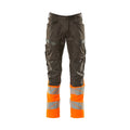 Arbeitshose mit Kniepolstertaschen ACCELERATE SAFE dark anthracite/hi-vis orange