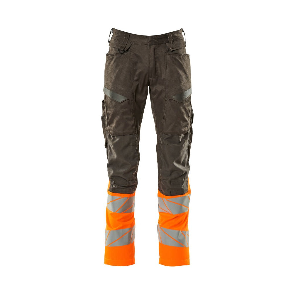 Arbeitshose mit Kniepolstertaschen ACCELERATE SAFE dark anthracite/hi-vis orange