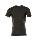 Functional Under Shirt, short-sleeved CROSSOVER dark anthracite/black