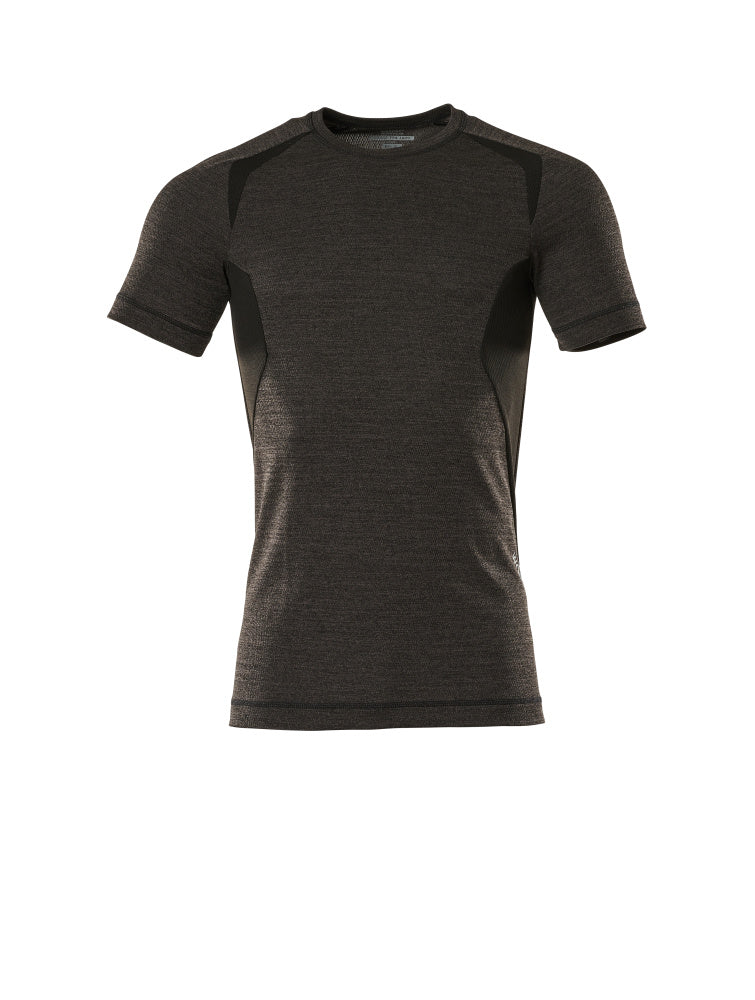 Functional Under Shirt, short-sleeved CROSSOVER dark anthracite/black