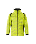 Softshell jacket for children ACCELERATE SAFE hi-vis yellow/black