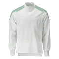 Arbeitsjacke FOOD & CARE white/grass green