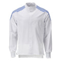 Arbeitsjacke FOOD & CARE white/azure blue