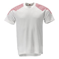 Kurzarm T-Shirt FOOD & CARE white/traffic red