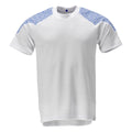 Kurzarm T-Shirt FOOD & CARE white/azure blue