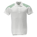 Poloshirt FOOD & CARE white/grass green