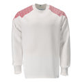 Sweatshirt FOOD & CARE white/traffic red