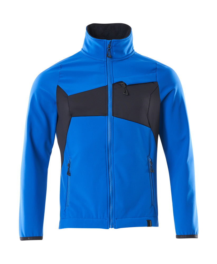 Softshell-Jacke ACCELERATE azure blue/dark navy