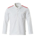 Arbeitsjacke FOOD & CARE white/traffic red