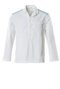 Arbeitsjacke FOOD & CARE white/azure blue