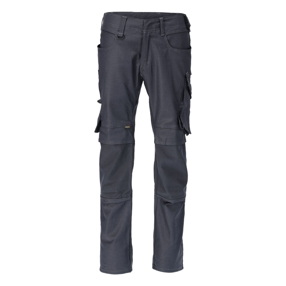 Arbeitshose mit Kniepolstertaschen UNIQUE dunkelblau