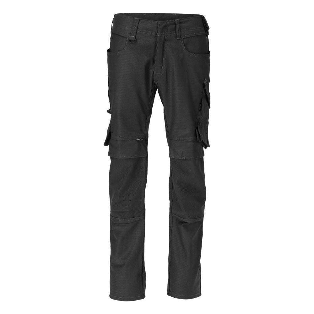 Arbeitshose mit Kniepolstertaschen UNIQUE schwarz