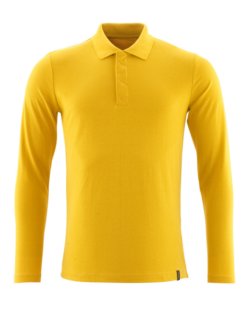 Poloshirt langarm CROSSOVER currygold