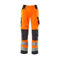 Arbeitshose mit Kniepolstertaschen SAFE SUPREME hi-vis orange/dark navy