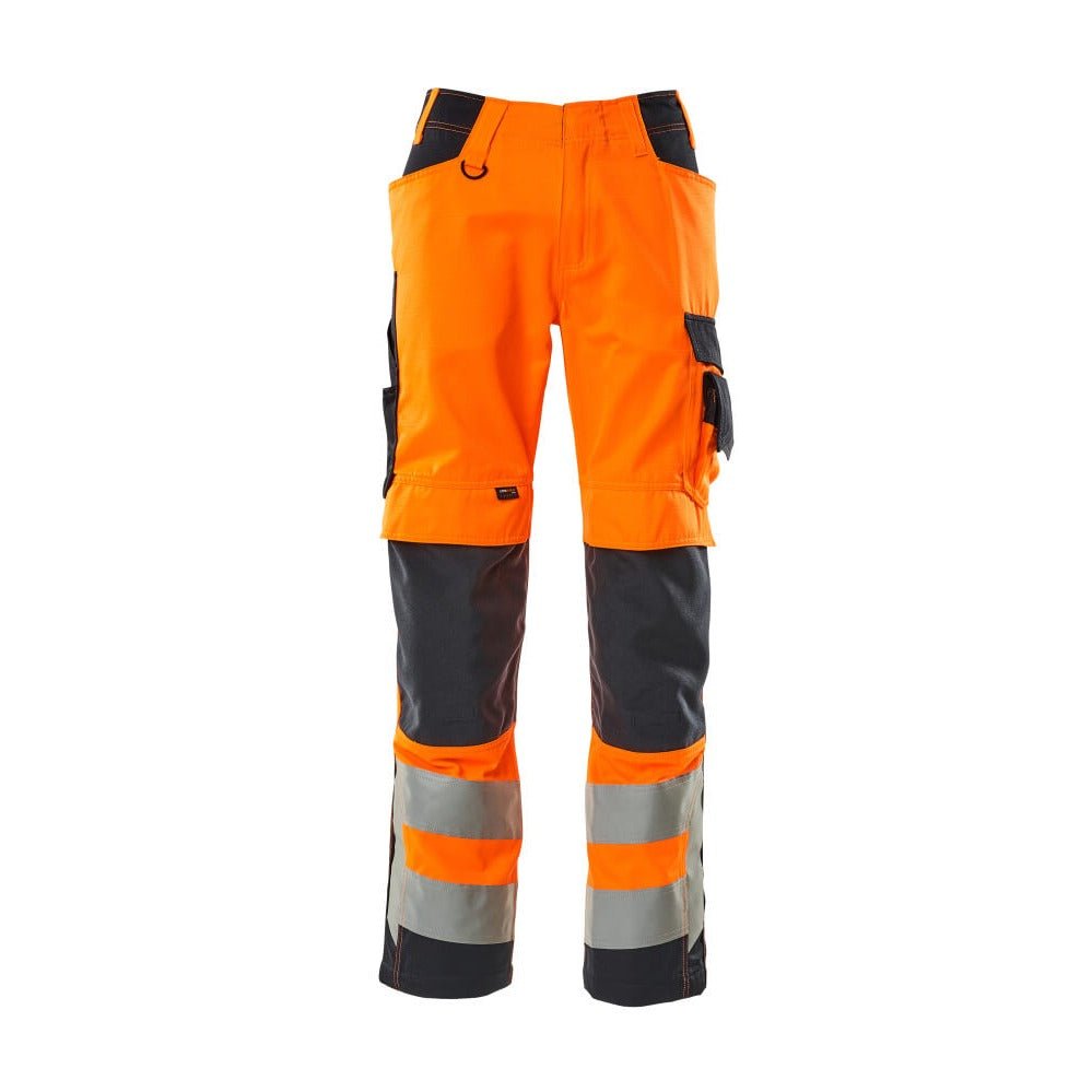 Arbeitshose mit Kniepolstertaschen SAFE SUPREME hi-vis orange/dark navy