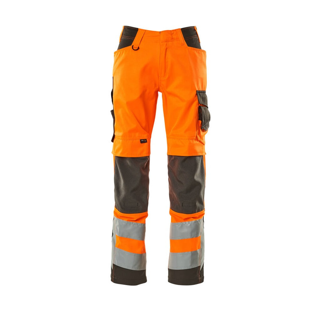 Arbeitshose mit Kniepolstertaschen SAFE SUPREME hi-vis orange/dark anthracite