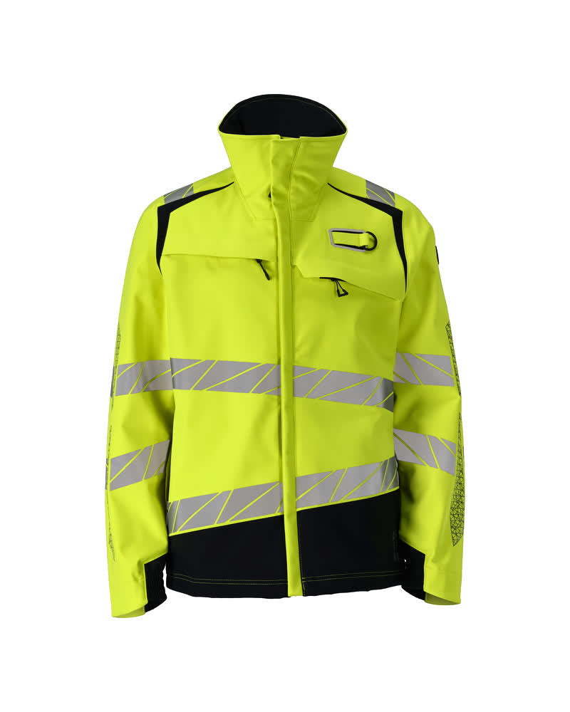 Softshell-Jacke ACCELERATE MULTISAFE hi-vis yellow/dark navy