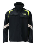 Softshell-Jacke ACCELERATE MULTISAFE dark navy/hi-vis yellow
