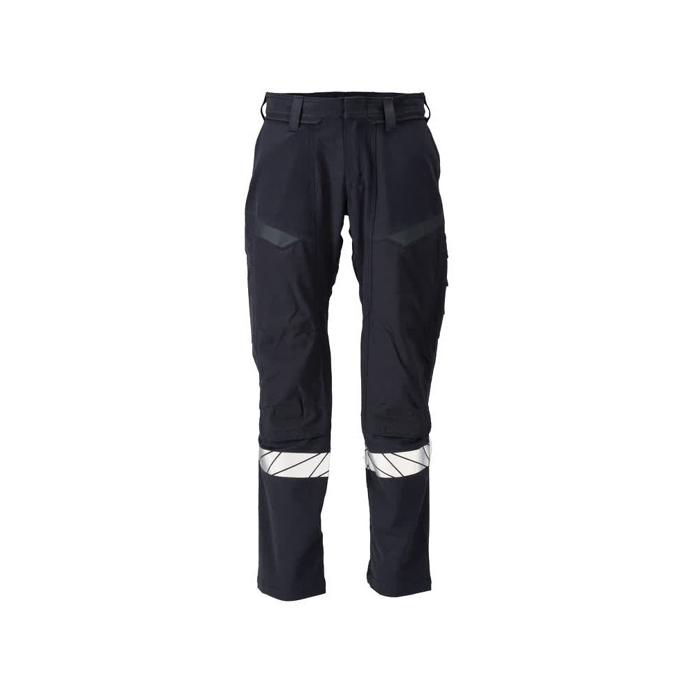 Arbeitshose mit Kniepolstertaschen ACCELERATE MULTISAFE dark navy/hi-vis yellow