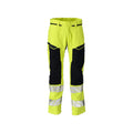 Arbeitshose mit Kniepolstertaschen ACCELERATE MULTISAFE hi-vis yellow/dark navy