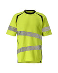 T-Shirt ACCELERATE MULTISAFE hi-vis yellow/dark navy