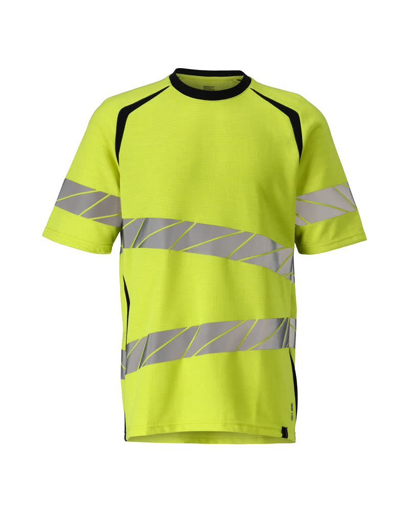 T-Shirt ACCELERATE MULTISAFE hi-vis yellow/dark navy