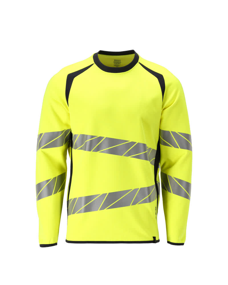 Sweatshirt ACCELERATE MULTISAFE hi-vis yellow/dark navy