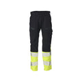Arbeitshose mit Kniepolstertaschen ACCELERATE MULTISAFE dark navy/hi-vis yellow