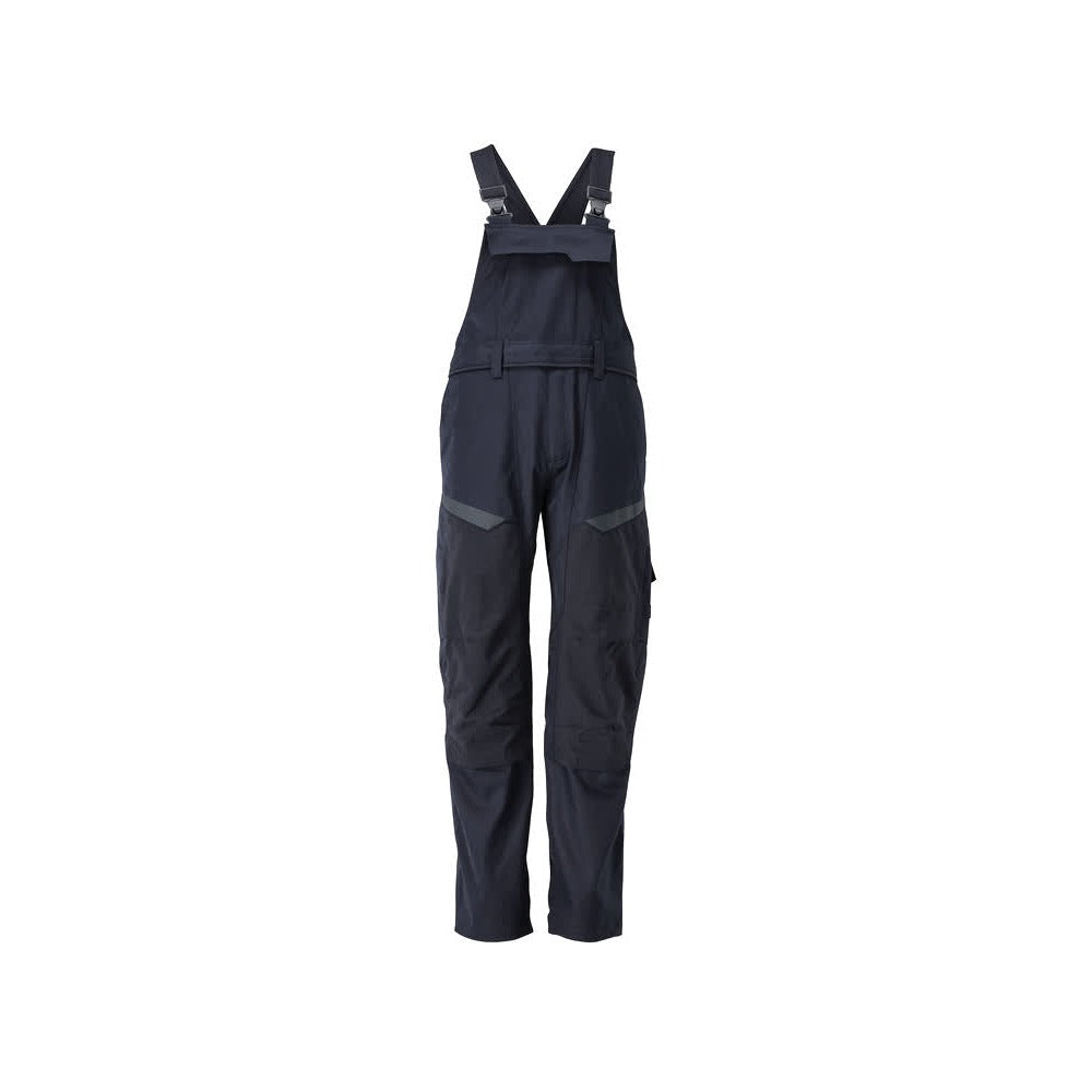 Latzhose mit Kniepolstertaschen ACCELERATE MULTISAFE dark navy/hi-vis yellow