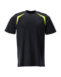 T-Shirt ACCELERATE MULTISAFE dark navy/hi-vis yellow