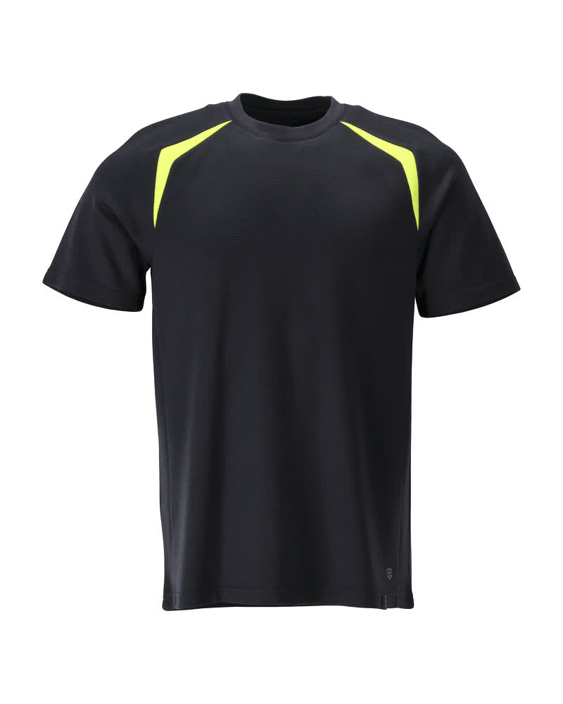 T-Shirt ACCELERATE MULTISAFE dark navy/hi-vis yellow