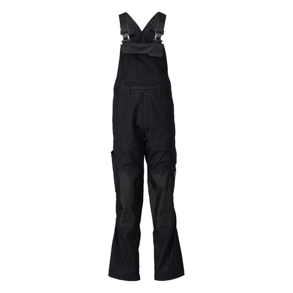 Latzhose mit Kniepolstertaschen ACCELERATE schwarz