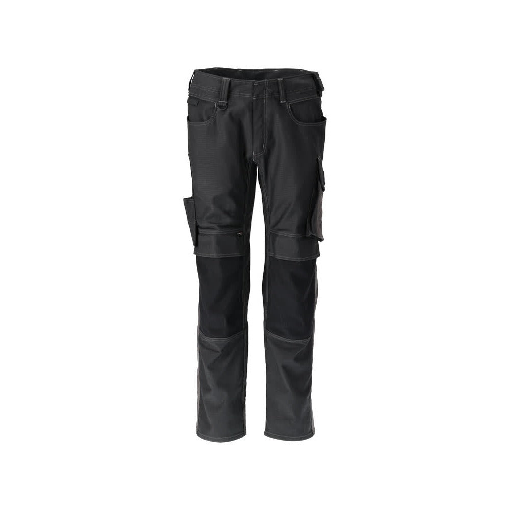 Arbeitshose mit Kniepolstertaschen UNIQUE black/dark anthracite