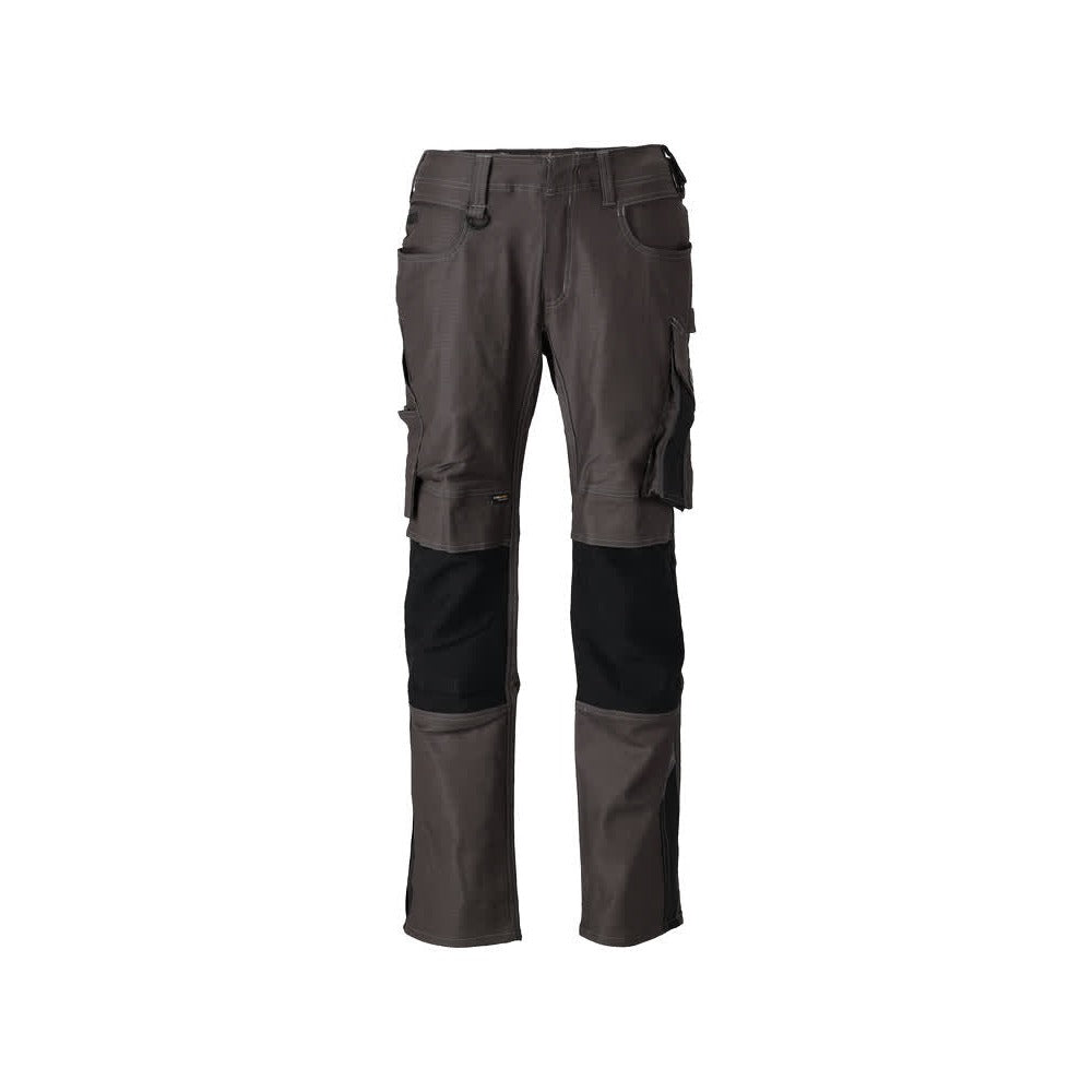 Arbeitshose mit Kniepolstertaschen UNIQUE dark anthracite/black