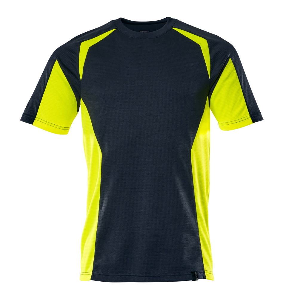 T-Shirt ACCELERATE SAFE dark navy/hi-vis yellow